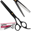 Soulima 21462 Kadernícke nožnice Model Degażówki Profesjonalne do Cieniowania Włosów