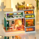 Futuristický farebný domček DIY ART LED Hrdina žiadny
