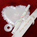 КРЕЩЕННЫЙ НАБОР для девочки - халат, свеча.