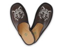 Мужские кожаные тапочки — Wilk Slippers A5LW № 42