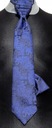 Chabrowa Modrá vesta do obleku s kaskádovou kravatou veľ. 44 Dominujúci materiál polyester