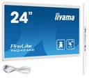 Белый сенсорный монитор iiyama TW2424AS-B1, 24 дюйма, IPS, LED, HDMI, USB-C, Android12