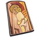 Икона БОЖИЯ МАТЕРЬ С МЛАДЕНЦЕМ НАПИСАНА на дереве, 20 см.