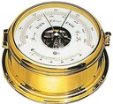БАРОМЕТР С ТЕРМОМЕТРОМ ЛАТУННЫЙ КОРПУС 180 ММ 2836403