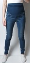 H&M MAMA_jeansy ciążowe Super Skinny_36/S L76cm Kolor niebieski