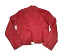 Červená bunda z detskej ekokože 140-150 Sezóna jarná letná