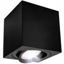 3x Накладной светильник TUBA Передвижной галогенный GU10 LED 80x85 для помещения, черный