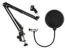 Студийный набор для записи, штатив, тиски + POP-ФИЛЬТР для микрофона