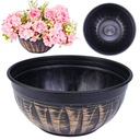 DEKORACYJNA DONICZKA NA CMENTARZ NISKA PLASTIK