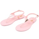 РОЗОВЫЕ ЖЕНСКИЕ САНДАЛИИ ШЛЕПАНКИ НА ПЛОСКОЙ ПЛОСКОЙ РЕЗИНЕ, УДОБНЫЕ САНДАЛИИ MELISKI РЕЗИНОВЫЕ