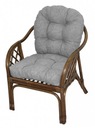 ПОДУШКА ДЛЯ СТУЛА BAHAMA WICKER RATTAN, серый