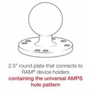 RAM MOUNT ROUND BEARER ASSEMBLY FROM BALL IN ROZMIARZE C 1.5