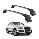 TURTLE MALETERO DE TECHO AIR-2 PARA AUDI Q5 8R 2009 - 2017 SREBRO 