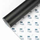 3М ФОЛЬГА МАТОВАЯ ЧЕРНАЯ ШПОН МАТОВАЯ M12 2080 ДЛЯ АВТОМОБИЛЯ 152х40см