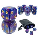 KOSTKA K6 1,6 CM RPG GWIEZDNY MEDALION KOŚĆ SZEŚCIOŚCIENNA