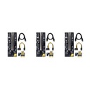 Адаптер карты расширения USB 1/2/3 PCI-E от 1x до 6x