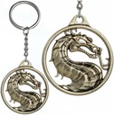 Брелок для ключей с тотемом в стиле ретро, ​​кулон с ключами, брелок для сумки с изображением дракона Комбата