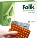 Фолиевая кислота, фолиевая кислота, витамин В9 0,4 мг х 60 таблеток