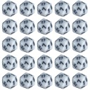 НАБОР ИЗ 25 БЕЛЫХ ДВАДЦАТЬСТОРОННИХ КУБИКОВ D20 RPG