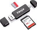 Vanja VJ-CR-01 Устройство чтения карт памяти Type C Адаптер Micro USB и USB 2.0