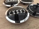 TAPA KAPSLE RUEDAS LLANTAS EMBLEMA TAPACUBOS 69MM 4 PIEZAS PARA AUDI RS4 RS6 