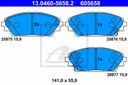 ATE ZAPATAS DE FRENADO MAZDA PARTE DELANTERA 3/CX-3 1,5-2,2D 13- 