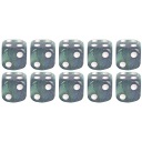 НАБОР ИЗ 10 КУБИКОВ D6 для РПГ «ОПАСНЫЕ ДЖУНЛИ», ШЕСТИГРАННЫЕ КУБИКИ 1,6 СМ