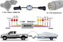 RANURA DE BARRA DE REMOLQUE ADAPTADOR ADAPTADOR CON EE.UU. AL EUROPA 7PIN 