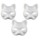 БЕЛАЯ МАСКА DIY THERIAN MASKS ОБЫЧНАЯ 3 ШТ.