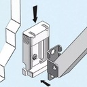 КРЕПЛЕНИЕ НАСТЕННОГО КРОНШТЕЙНА К НОГАМ ТАРИЗЫ THULE