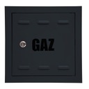 Газовые двери антрацитовые матовые двери 20x20