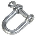 ШАКЕЛЬ ПРЯМАЯ ПРОДОЛЬНАЯ ОЦИНКОВАННАЯ 8ММ