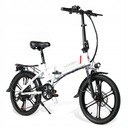 Składany rower elektryczny SAMEBIKE motorower e-bike 80km 20'' 350W 35KM/H Akumulator litowo-jonowy