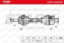 STARK SKDS-0210298 ARBRE DE TRANSMISSION DROITE GAUCHE AVANT SUR OBYDWU STRONACHphoto 8