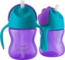 AVENT СЕРЕБРЯНАЯ КРУЖКА С ИЗОГНУТОЙ СОЛОМОЧНОЙ БУТЫЛКОЙ 200мл 9м+