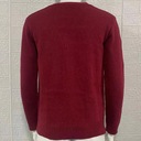 Pánsky sveter jeseň zima vintage sveter do V Veľkosť XL