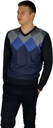 Y2899 Pierre Cardin V-Neck Argyle Knitted Jumper PÁNSKY SVETER L EAN (GTIN) 5056191138676