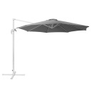 Parasol ogrodowy ⌀ 300 cm szaro-biały SAVONA