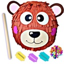 МЕДВЕДЬ ПИНАТА БОЛЬШАЯ ПИНАТА НА ДЕНЬ РОЖДЕНИЯ + БЕСПЛАТНЫЕ ПОДАРКИ