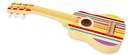 TĘCZOWA DREWNIANA GITARA 6-STRUNOWA TĘCZA EAN (GTIN) 6955273520325