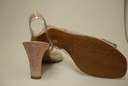 BRENDA ZARO Dámske sandále T1971A veľ.36,5 ružové Vrchný materiál plast