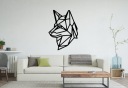 Простое в сборке 3D настенное украшение A185 GEOMETRIC DOG 30x22
