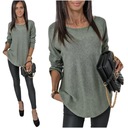 GŁADKI LEKKI CASUALOWY SWETEREK OUTLINE! WZ.2