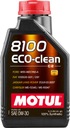 MOTUL 8100 ECO-CLEAN 0W30 1л ACEA C2