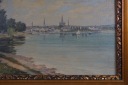 Картина маслом Карл Келлерманн пейзаж 1938 рамка