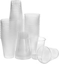 Стаканчики Бесцветные одноразовые пластиковые стаканчики 200мл 100шт для воды и напитков