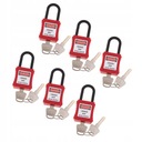 6 . Сверхмощный навесной замок с блокировкой Tagout Lock