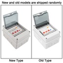 2-сторонний приемный блок для караванов, 40 А, 30 мА, УЗО 2MCB, 6a16A