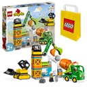 Большой LEGO Duplo Bricks Строительная площадка Кран Автобетоносмеситель 3 Фигурки 10990