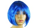 СИНИЙ ПАРИК С ПРЯМЫМИ ВОЛОСАМИ СРЕДНЕЙ ДЛИНЫ